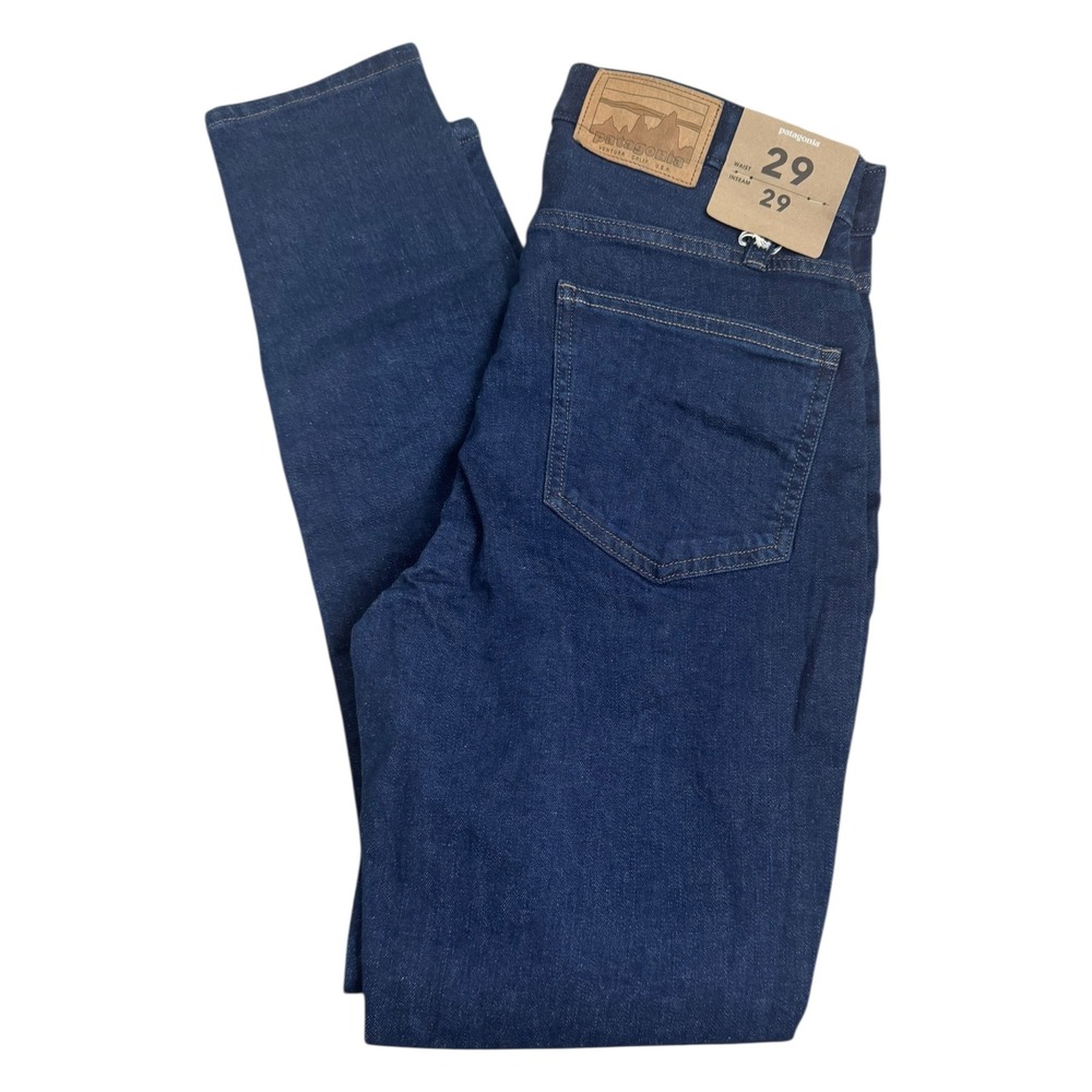 Patagonia Womens Organic Cotton Dark Wash Denim‎ Jeans High Rise Size 29x29 NEW